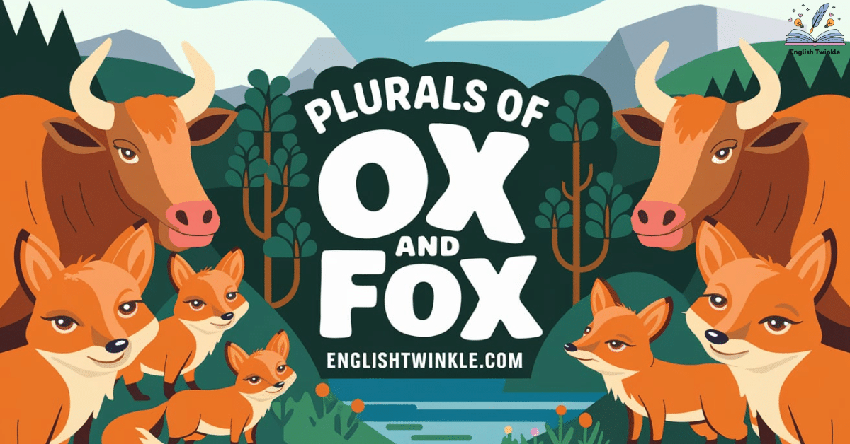 Plurals of Ox and Fox