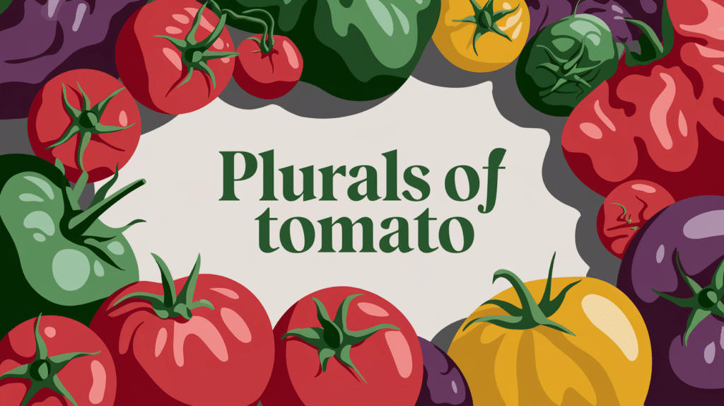 Plural of Tomato